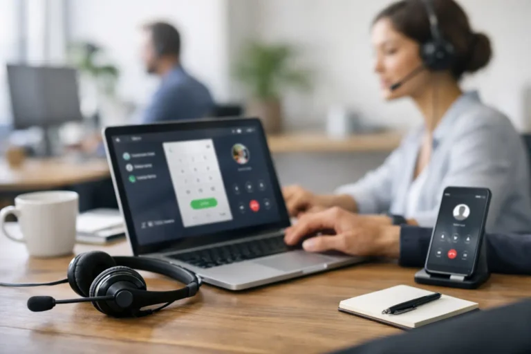 Como configurar softphone para equipe remota